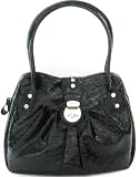 GUESS HANDBAGS; Guess Tanzania Oversized Shoulder Bag in Black