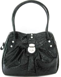GUESS HANDBAGS; Guess Tanzania Oversized Shoulder Bag in Black