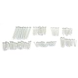 uxcell ワイヤー釘 ハードウェア 部分 10サイズ 金属 フィッティング セット 95個