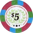 Authentic All Clay Casino Da Vinci Poker Chip, Red w/$5 Denomination, Comparable to Paulson. Authentic All Clay Casino Da Vinci Poker Chip, Red w/$5 Denomination, Comparable to Paulson.