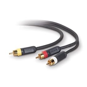 Belkin PureAV AV22102-03 3-Foot Composite Video and Audio Cable Kit by Belkin