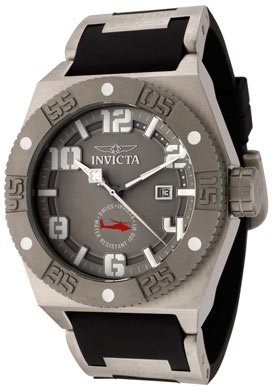 Invicta Men's 0322 I Force Collection Black Polyurethane Watch