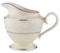 Lenox Pearl Innocence Platinum-Banded Fine China Creamer
