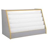 Ecr4kids Book Display with Storage Kids Room Book Stand Yellow