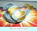 Bakugan Vestroia Bakuneon Figure Luminoz Grey Sirenoid Factory Sealed Package