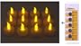 Flamless Battery Operated Tealights, Set of 12