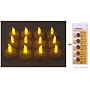 Flamless Battery Operated Tealights, Set of 12
