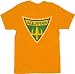 Search : Aquaman Shield from Batman: The Brave And the Bold Orange Adult T-shirt Tee