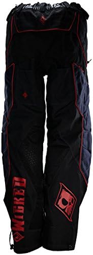 Wicked Sports Thrasher Paintball Pants by Exalt - Black / Red