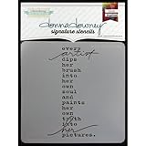 Donna Downey Stencils DD-ST-84 Signature Stencils 8.5 x 8.5 in. - Artist Soul