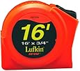 Lufkin HV1316 3/4-Inch x 16 Hi-Viz1/2 Orange Power Return Tape Measure