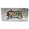 Philadelphia 76ers Silver Mirrored License Plate