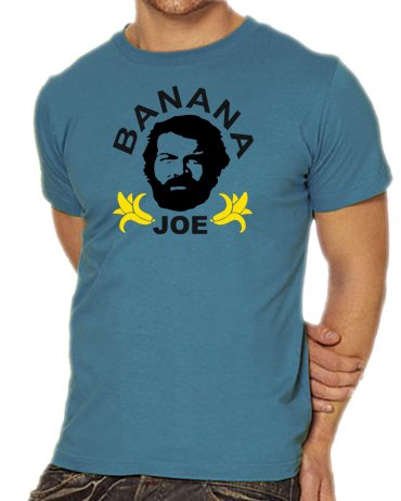 Touchlines Unisex/Herren T-Shirt Banana Joe V2, steelblue, L, T1692 Preisvergleich