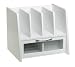 Pomerantz White Wooden Kitchen Library