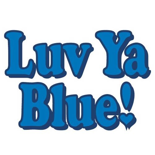 Luv Ya Blue! Temporary Tattoos