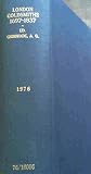 London goldsmiths, 1697-1837 : their marks and lives : from the original registers at Goldsmiths' Hall and other sources
