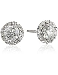 14k White Gold Diamond Stud Earrings (1 cttw, H-I Color, I2 Clarity)
