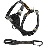 Kurgo Tru-Fit Crash Tested Dog Harness, Black, Medium - Lifetime Warranty