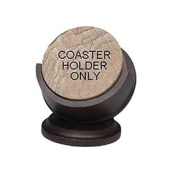 Walnut Pedestal Coaster Holder for Thirstystone Sandstone Coasters