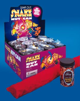 Childrens Toyshop  Toys : Snake Nut Can