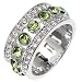 Jewelry : The Jazz Club Eternity Band - Emerald Green