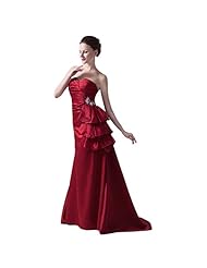 Sweetheart Lace-Up Draped  Dress with a Chapel Train 