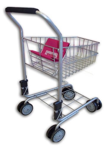 The New York Doll Collection Pretend Play Kids Shopping Cart