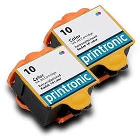 Kodak 10 Compatible Combo Pack - 2 Color Ink Cartridges