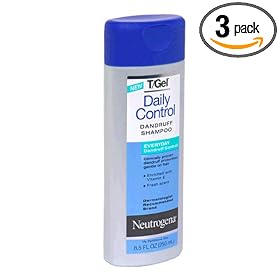 Neutrogena T/Gel Daily Control Dandruff Shampoo, 8.5-Ounce Bottles (Pack of 3)