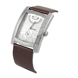 Geneva Platinum Mens Rectangle Face Watch by Geneva