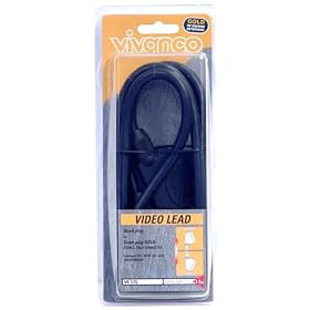 Vivanco VK17G 1.5m Scart to Scart Lead Gold