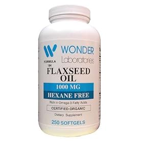 FLAX SEED OIL 1000 MG - 250 Softgels by