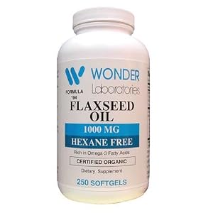 FLAX SEED OIL 1000 MG - 250 Softgels by 