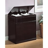 Taylor Wooden Laundry Basket in Cappuccino