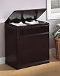 Taylor Wooden Laundry Basket in Cappuccino