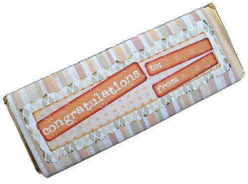 Olde Naples Chocolate Congratulations Dark Chocolate Candy Bar, 2.5-Ounce (Pack of 4)