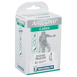 Michelin Aircomp Latex 700c x 22-23mm 36mm PV Pair of tubes !