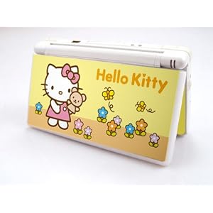 HELLO KITTY-YELLOW Decorative Protector Skin Decal Sticker for Nintendo DS Lite