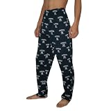Mens MLB New York Yankees Cotton Thermal Sleepwear / Pajama Pants - Dark Blue (Size: L)
