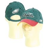 Philadelphia Eagles Women's Tri-Color Weathered Adjustable Baseball Hat - Green / Hot Pink