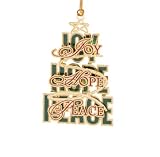 Baldwin Joy/Hope/Peace  Ornament