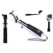 Selfie Stick, Premium Quality Bluetooth version by Zivachi. All-in-one Aluminium Monopod for all iPhones, Android phones, and GoPro(mount only). Lightweight and Portable. Foldable Secure Mount