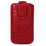 Produkt-Bild: Original Blumax &reg; Ledertasche Wished Rot f&uuml;r Samsung Galaxy Y - GT S5360 mit R&uuml;ckzugfunktion , Handytasche , Case , H&uuml;lle , Etui , Slide , Display Schutz , Secure