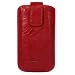 Original Blumax � Ledertasche Wished Rot f�r Samsung Galaxy Ace S5830 / GT-S5830 mit R�ckzugfunktion , Handytasche , Case , H�lle , Etui , Slide , Display Schutz , Secure