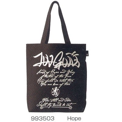 Rootote: Hope Design Tall Size Shopping Tote Bag (W 15.25