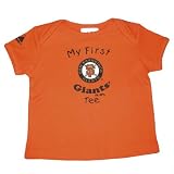 Majestic Infant Baby MLB San Francisco Giants My First Tee T-Shirt - Orange (Size: 12M)