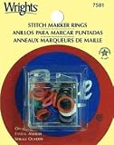 Open Coil Stitch Marker Rings-2 Sizes 20/Pkg