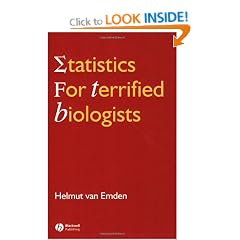 Statistics for Terrified Biologists