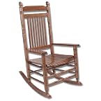 Ready-To-Assemble Slat Rocker- Oak
