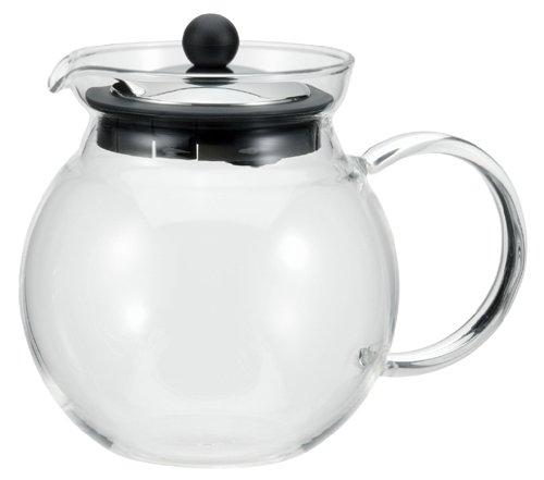 iwaki パイレックス ジャンピングティーポット ブラック 640ml 894T-BK おかわり。